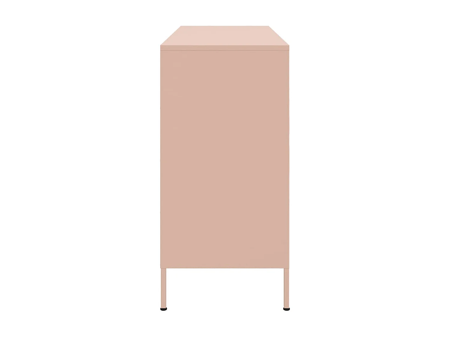 Buffet rose 100,5x39x79 cm acier