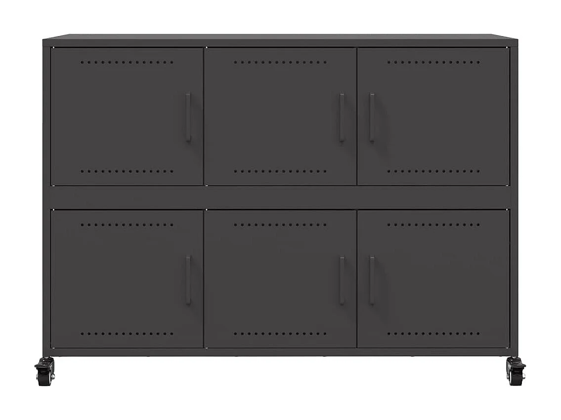 Aparador 100,5x39x72 cm aço preto