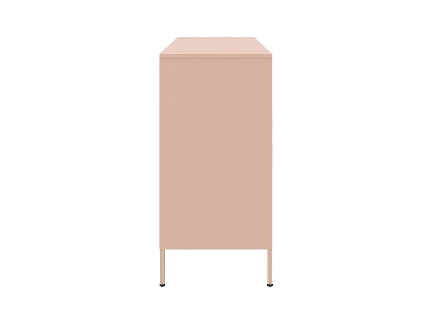 Buffet rose 100,5x39x79 cm acier