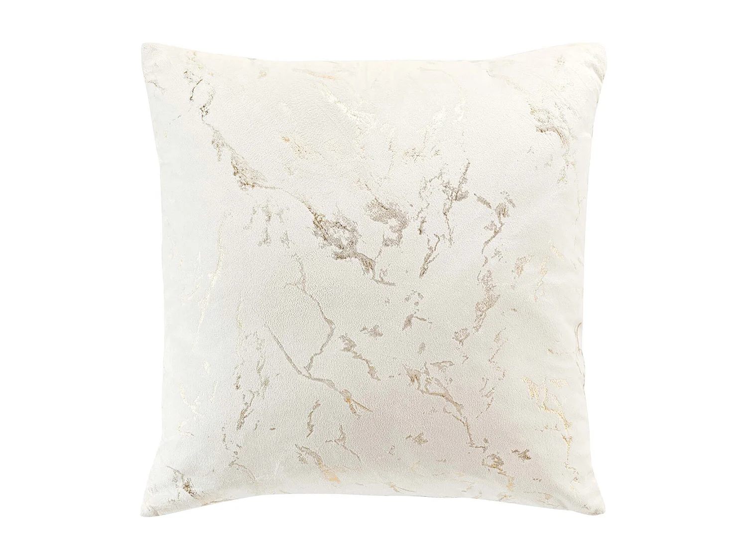 Coussin Déco Velours "Marius" 45x45cm Beige