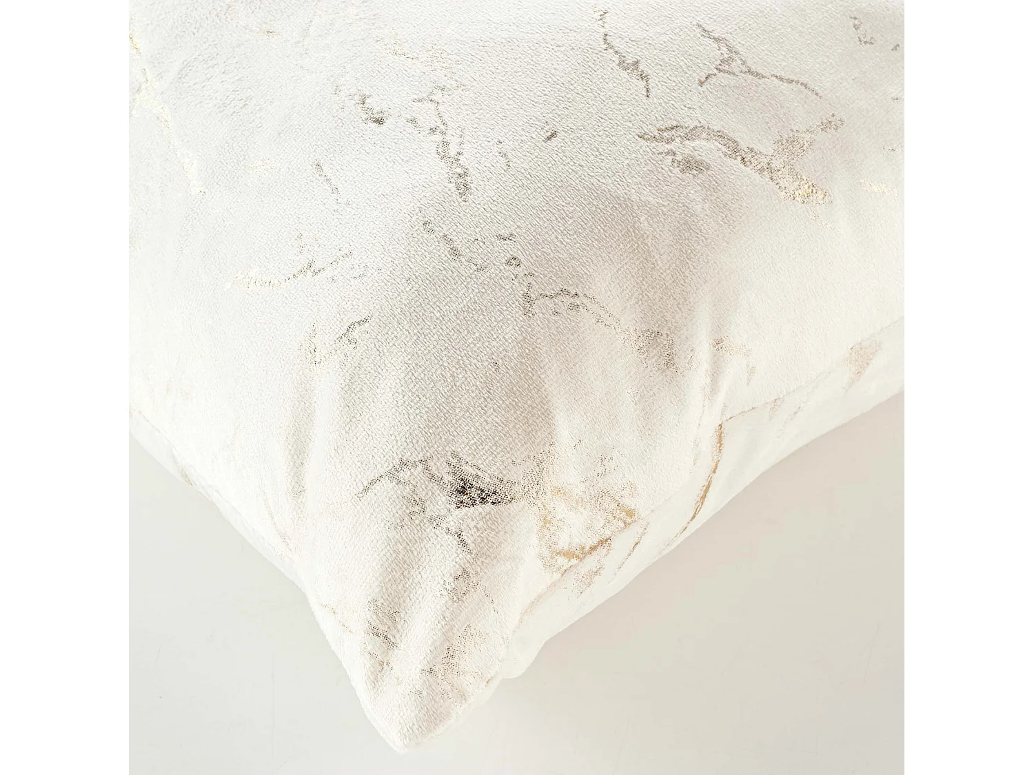 Coussin Déco Velours "Marius" 45x45cm Beige