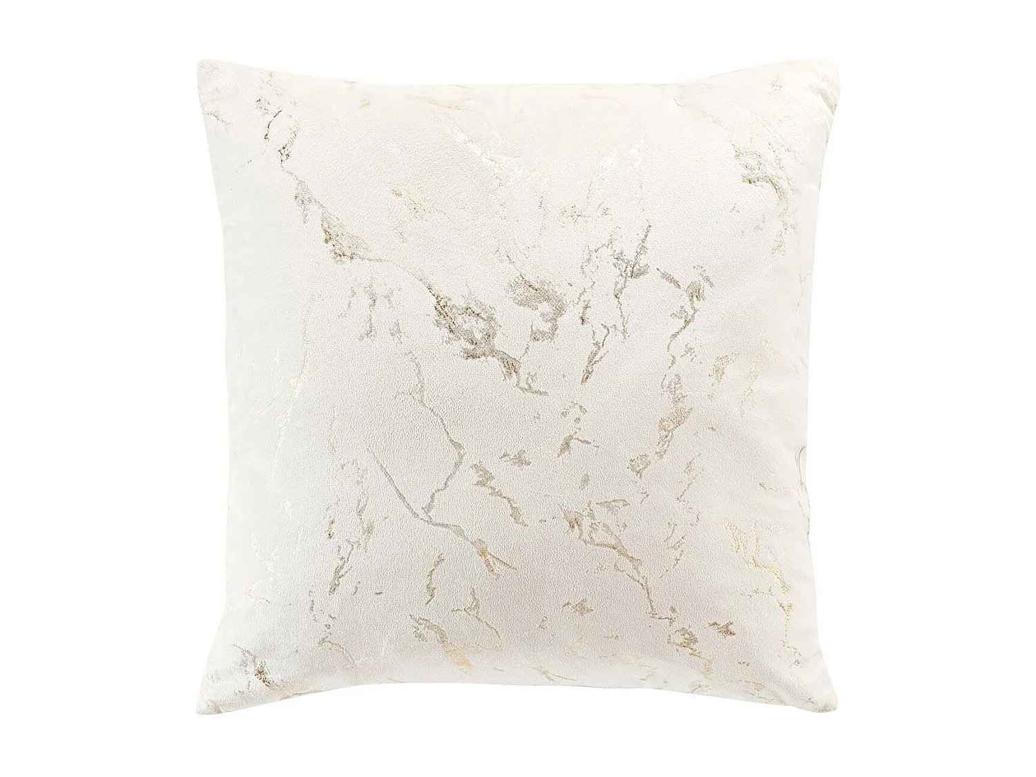 Coussin Déco Velours "Marius" 45x45cm Beige