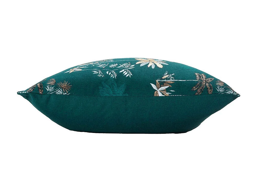 Cojín desenfundable con estampado azul