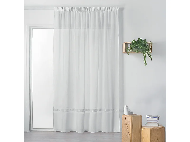 Voilage frise Chêne Galon Fronceur