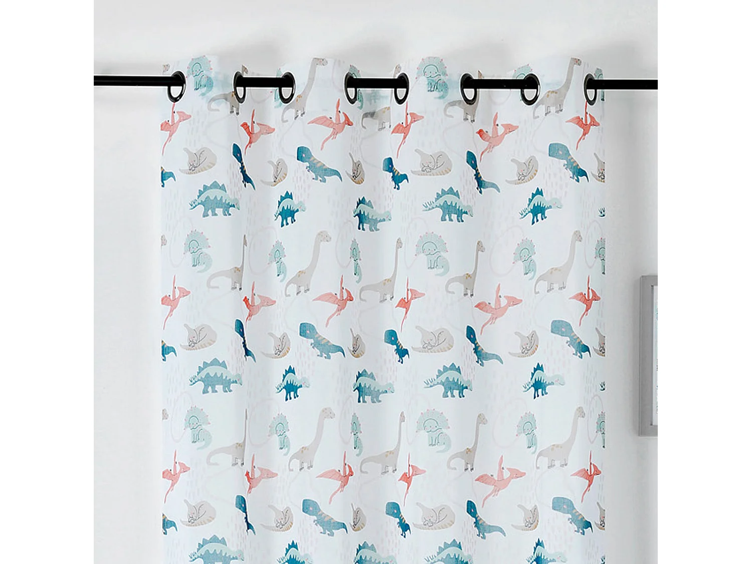 Voilage enfant dinosaure