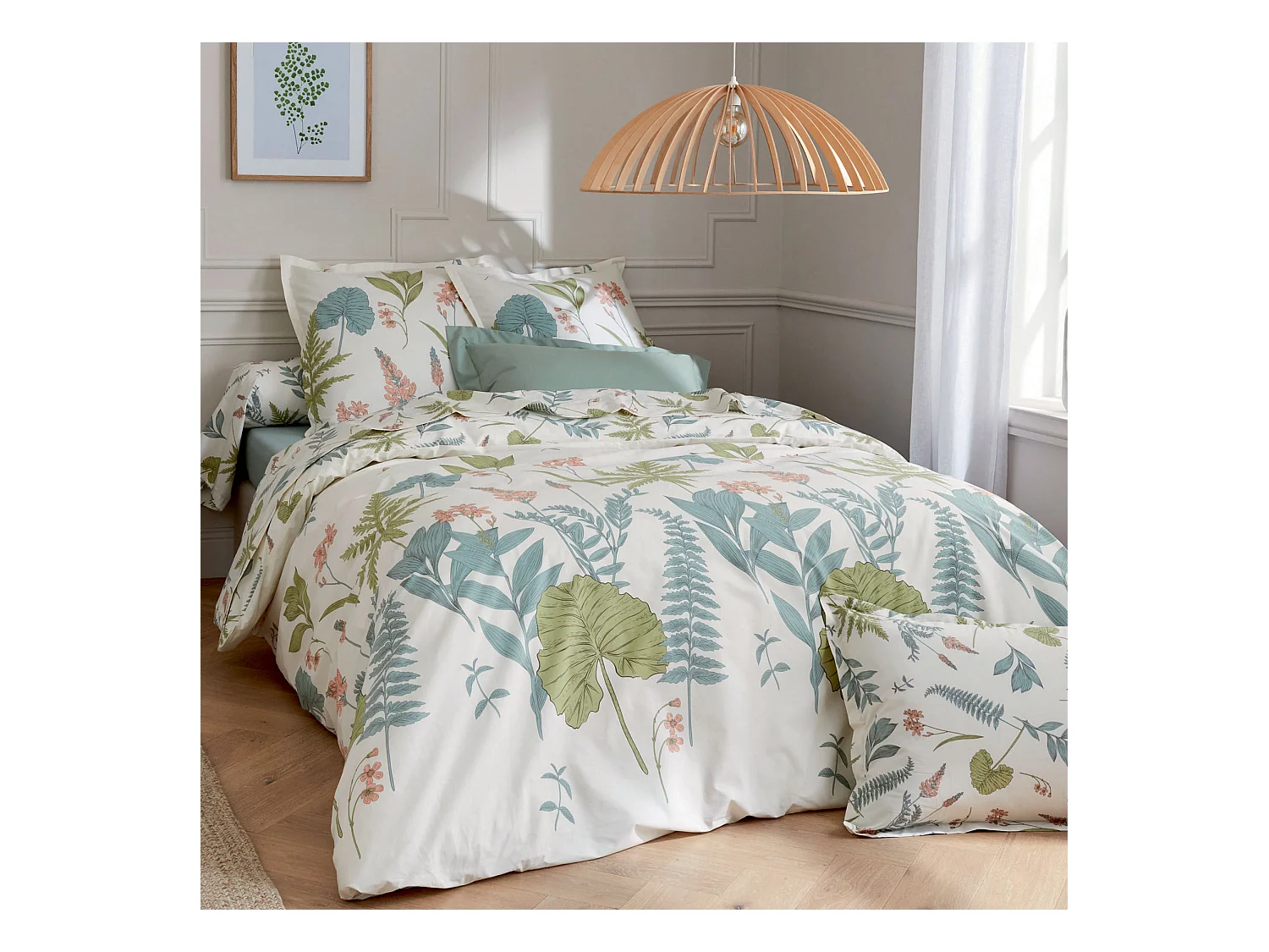 Parure de couette au style nature