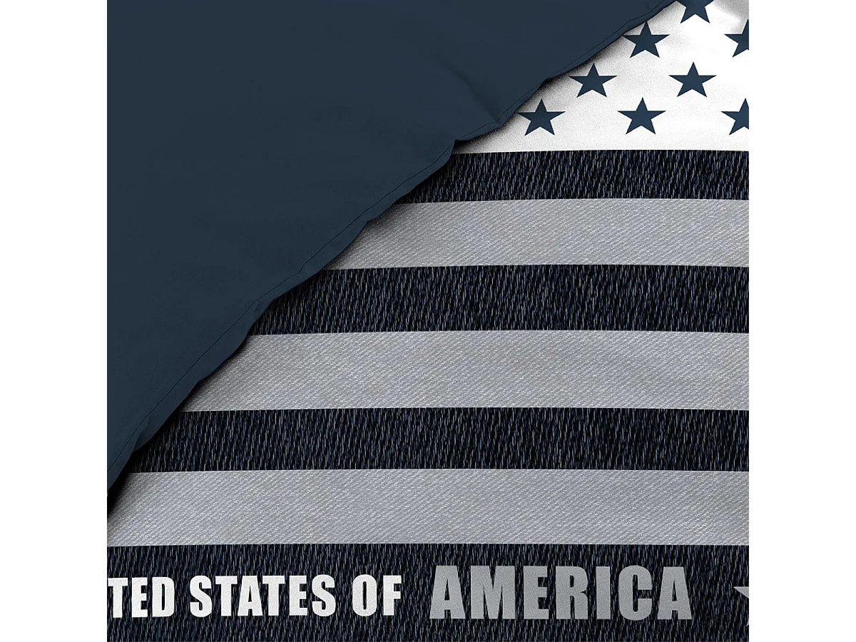 Bettwäsche-Set United States of America, 2-teilig 140 x 200 cm