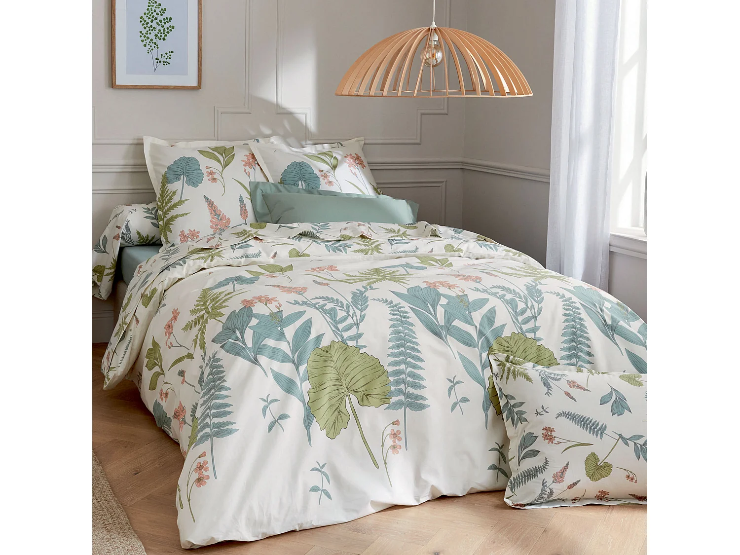 Parure de couette au style nature