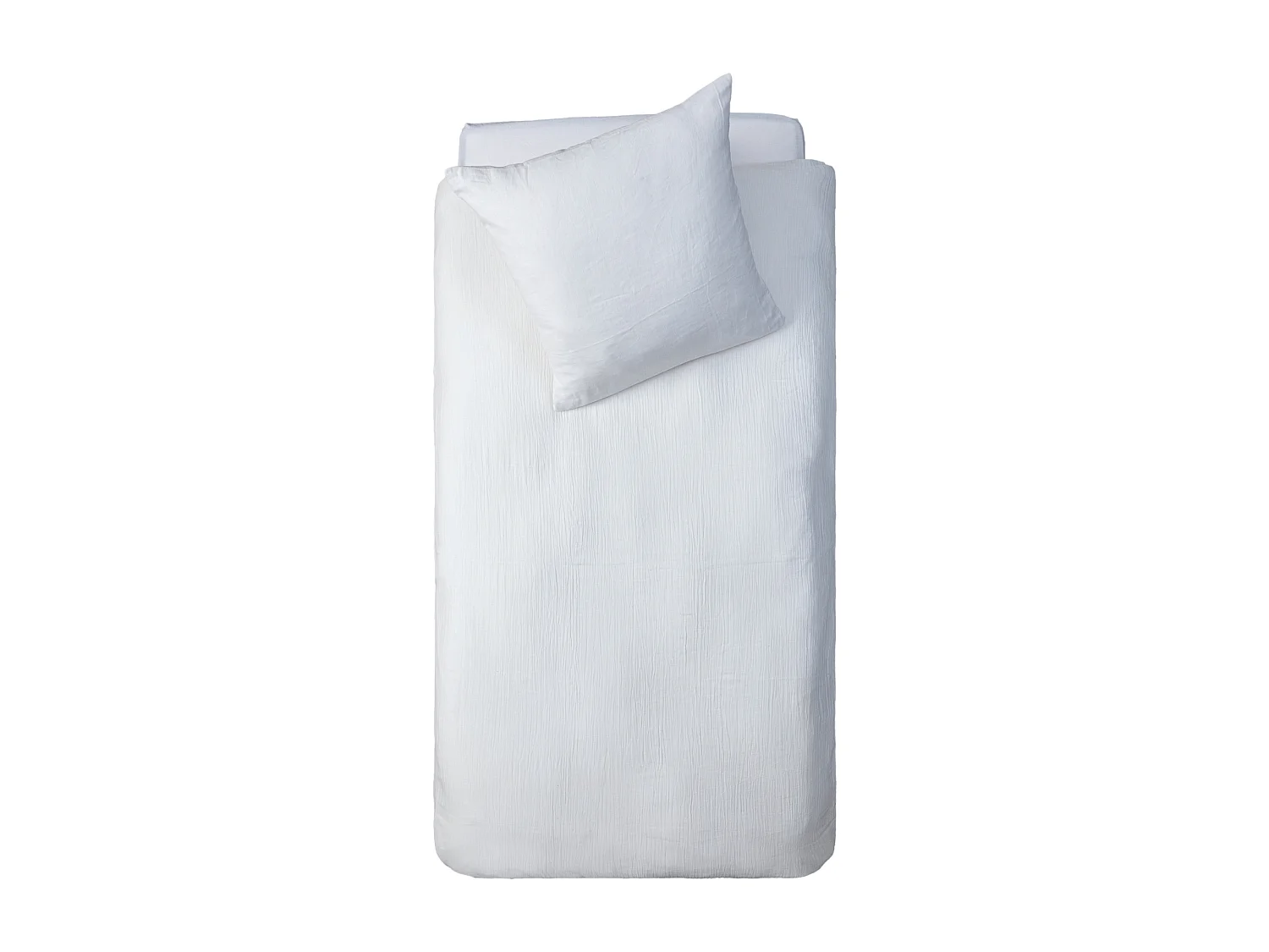 Parure de Lit 2 Pièces "Lili" 140x200cm Blanc