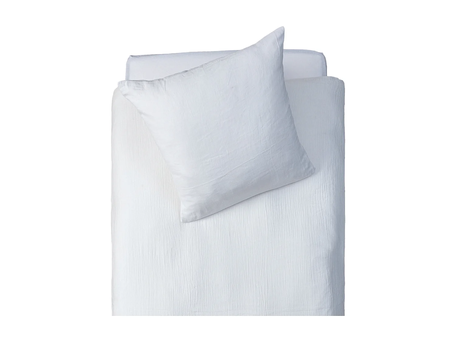 Parure de Lit 2 Pièces "Lili" 140x200cm Blanc