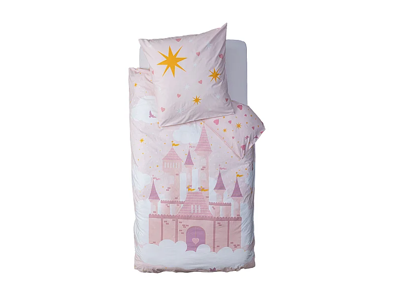 Juego de cama infantil "castillo" 140 x 200 cm