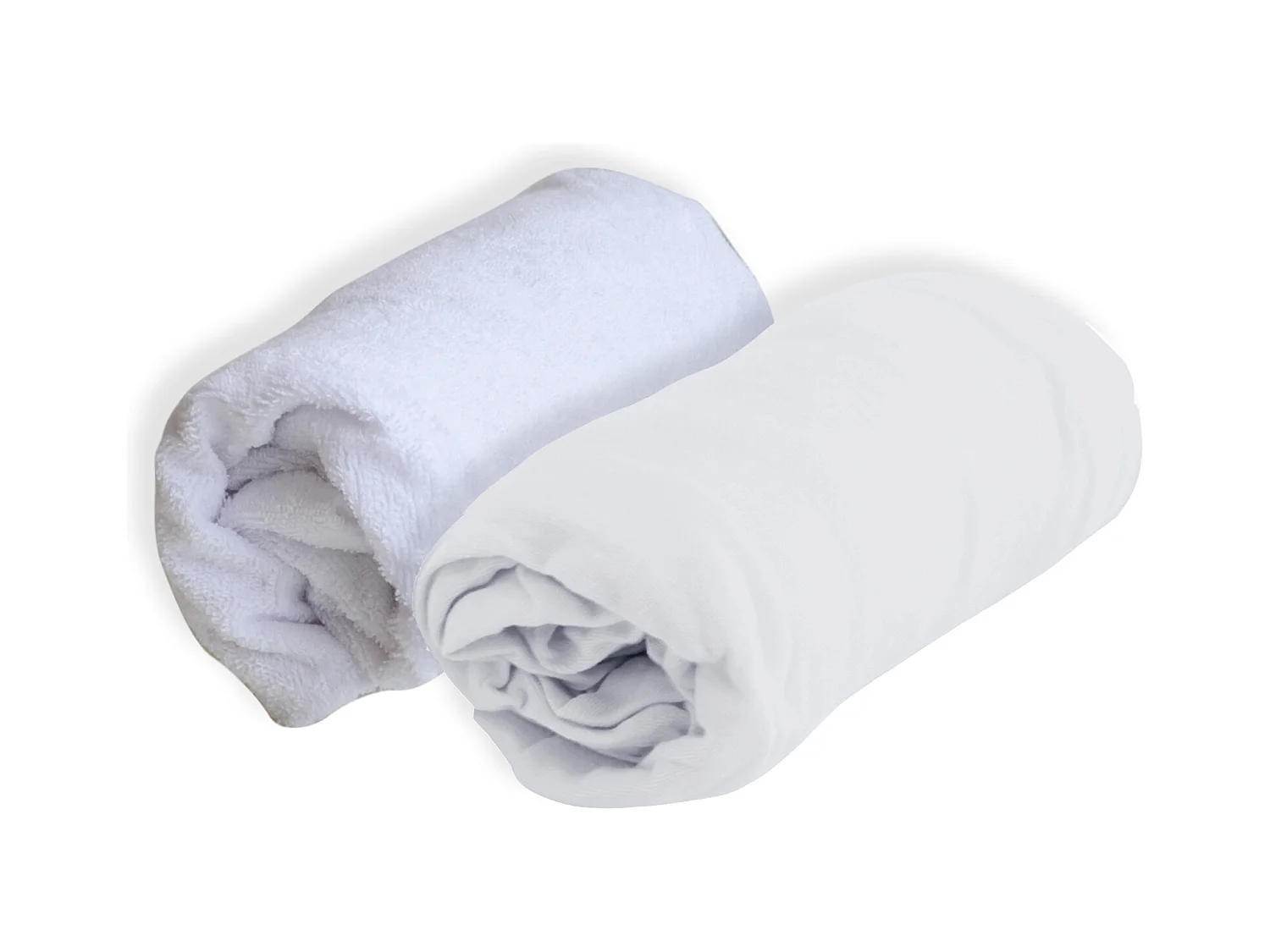 Set lenzuolo con angoli Alese e bianco 60 x 120 cm Poliuretano Impermeabile e traspirante