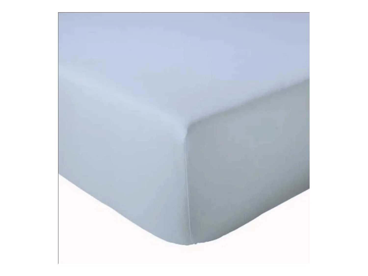 Drap Housse Uni bonnet 30 cm 100% Coton