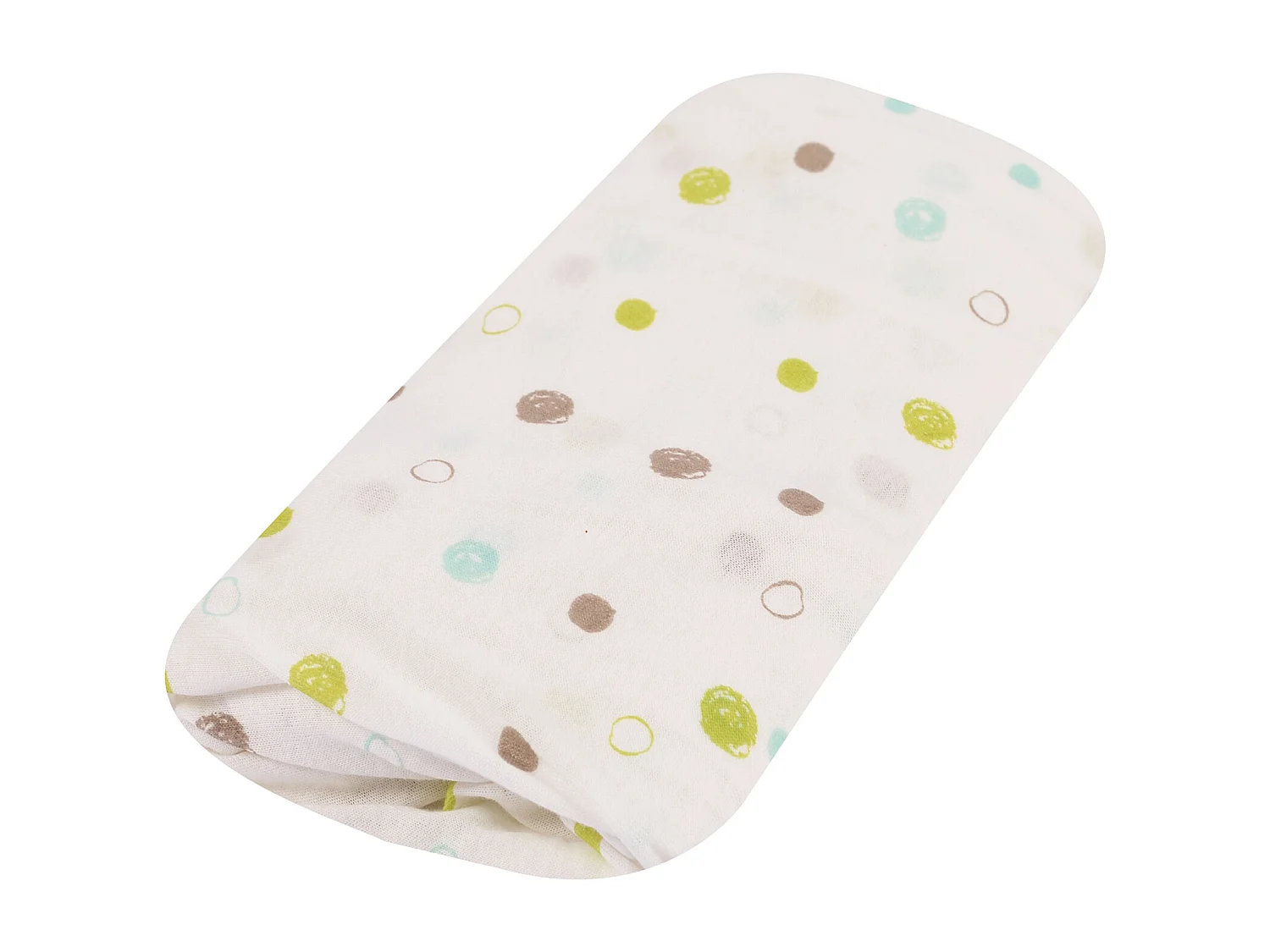 Drap housse imprimé pois colorés