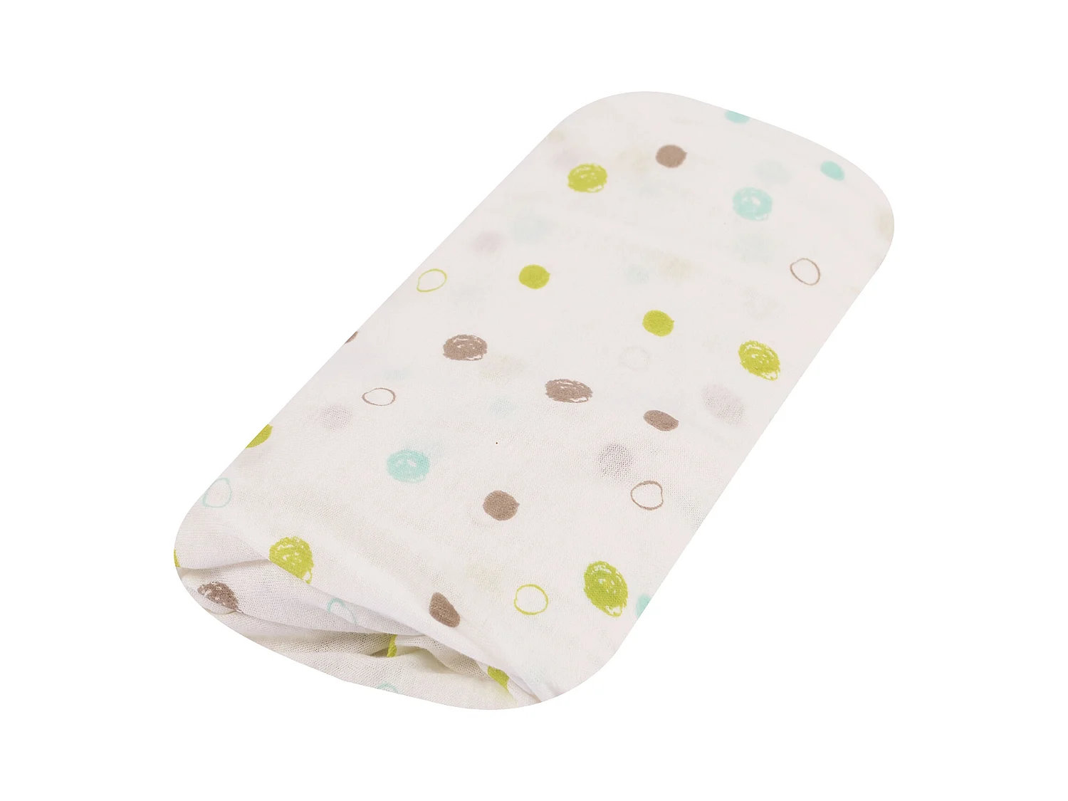 Drap housse imprimé pois colorés