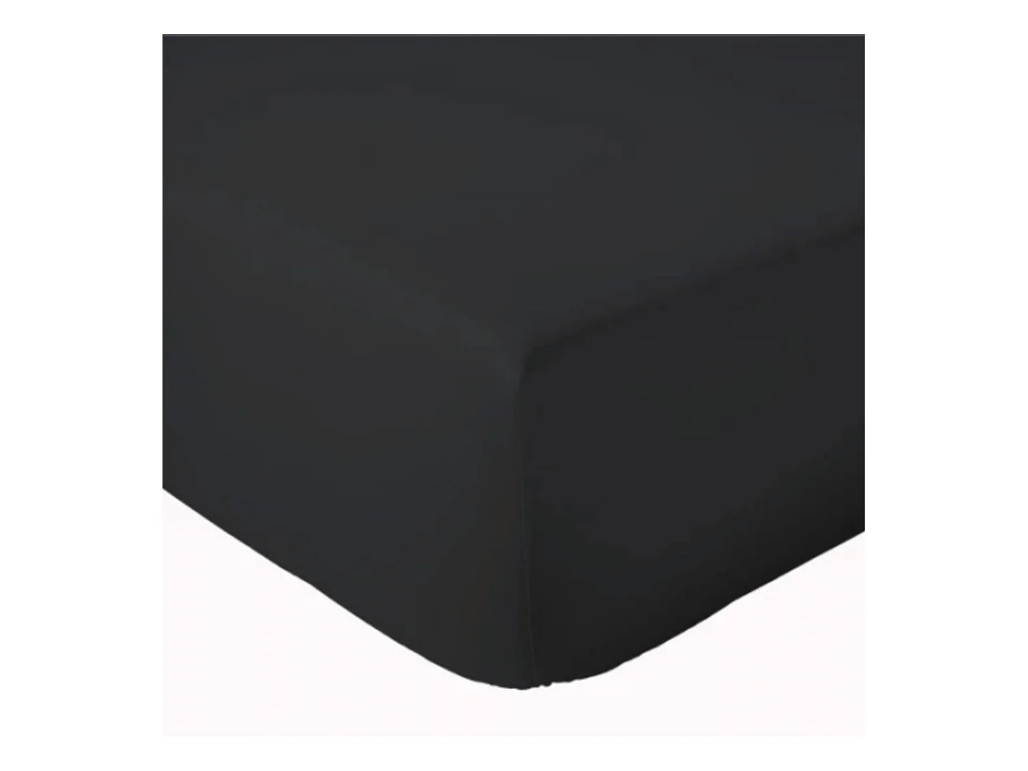 Drap Housse Uni bonnet 30 cm 100% Coton