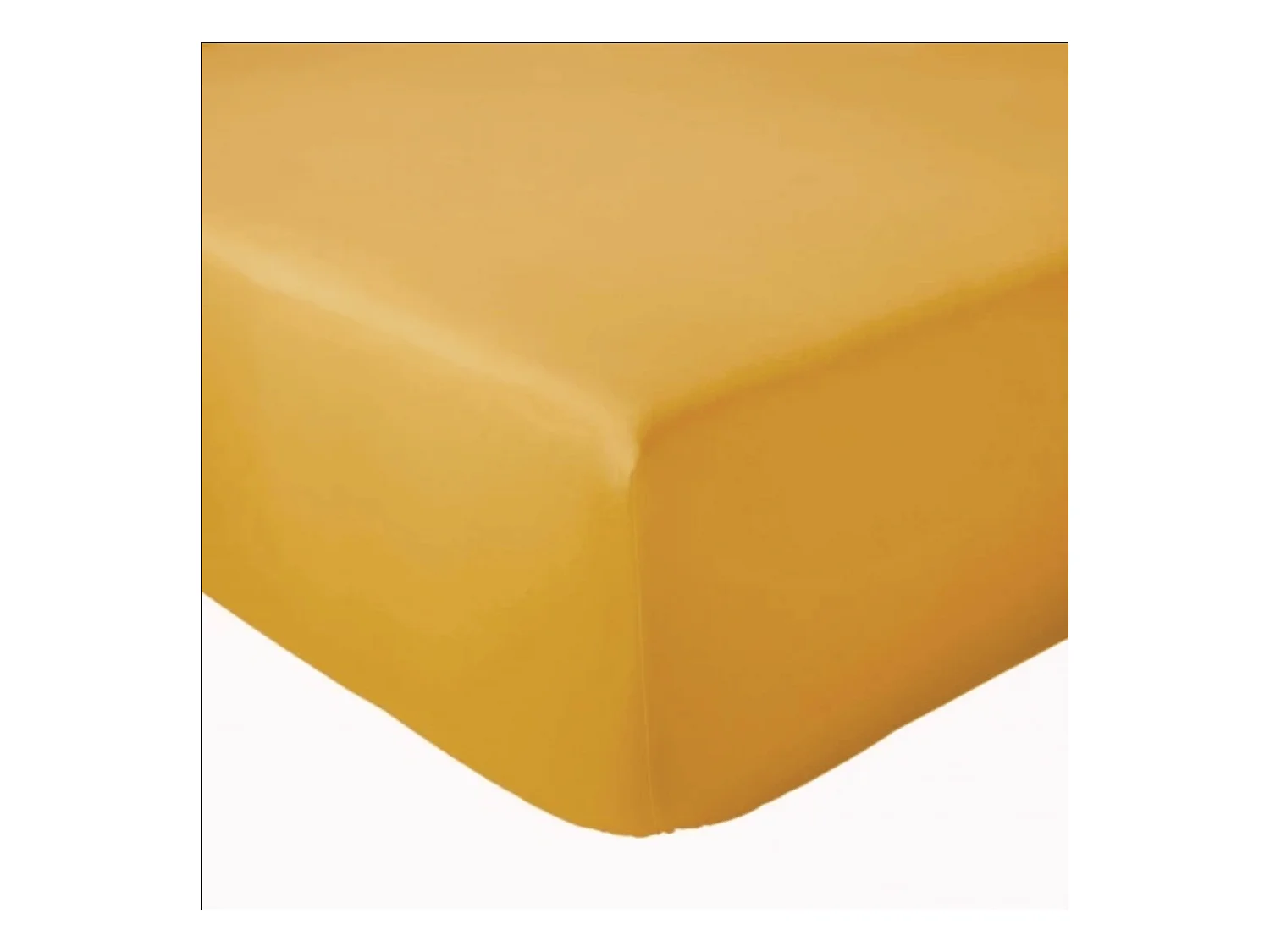 Drap Housse Uni bonnet 30 cm 100% Coton