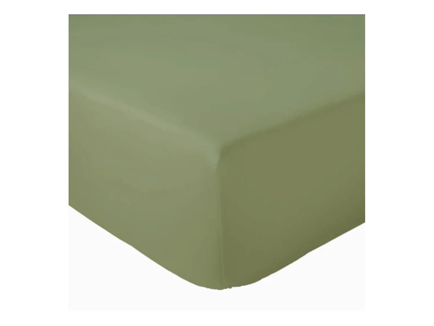 Drap Housse Uni bonnet 30 cm 100% Coton