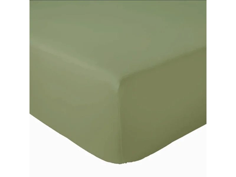 Drap Housse Uni bonnet 30 cm 100% Coton