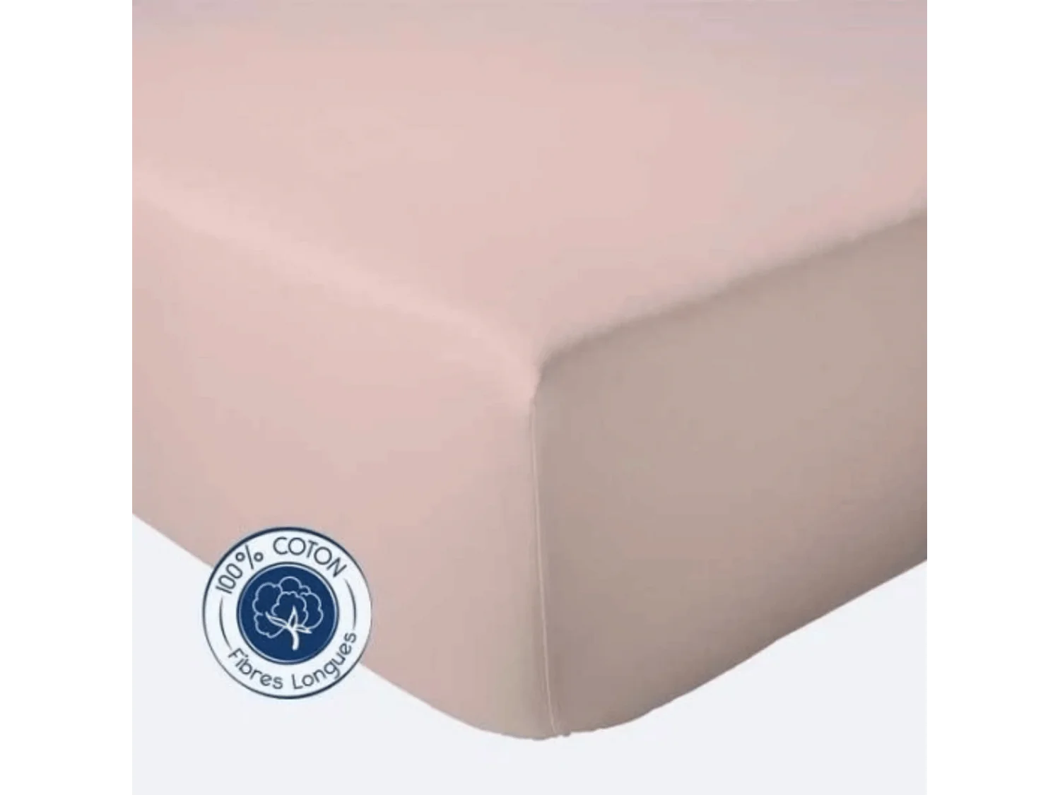 Sábana bajera tradicional bordeada blanca