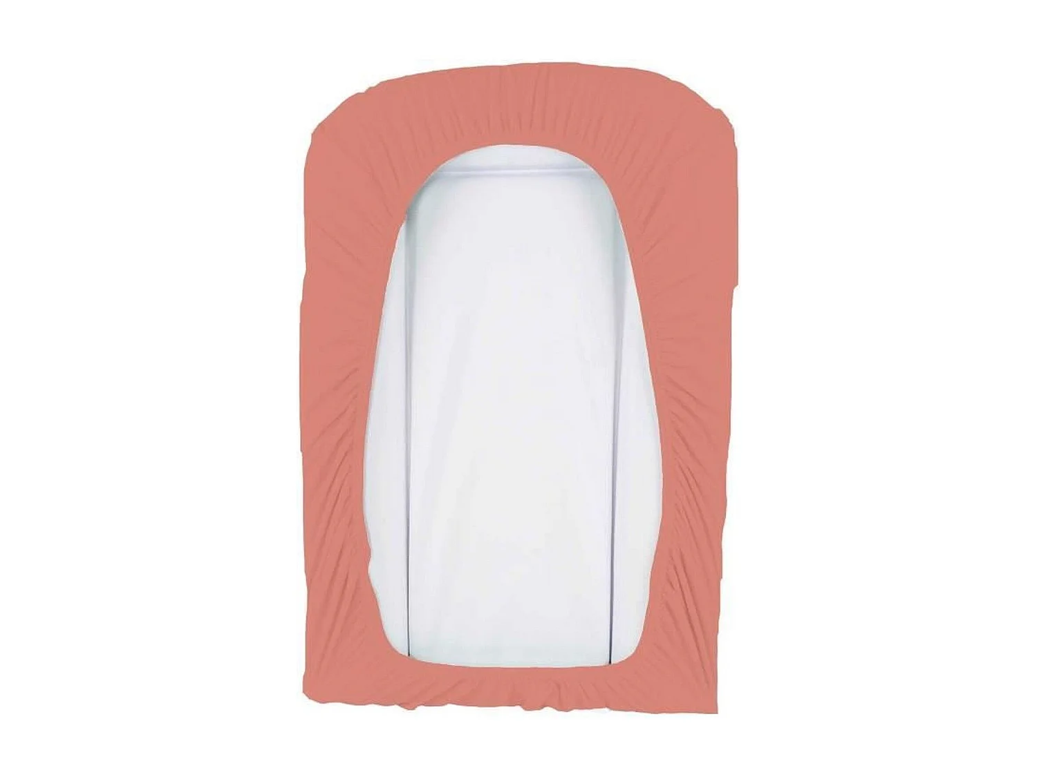 Lot de 2 housses de matelas à langer en éponge bouclette