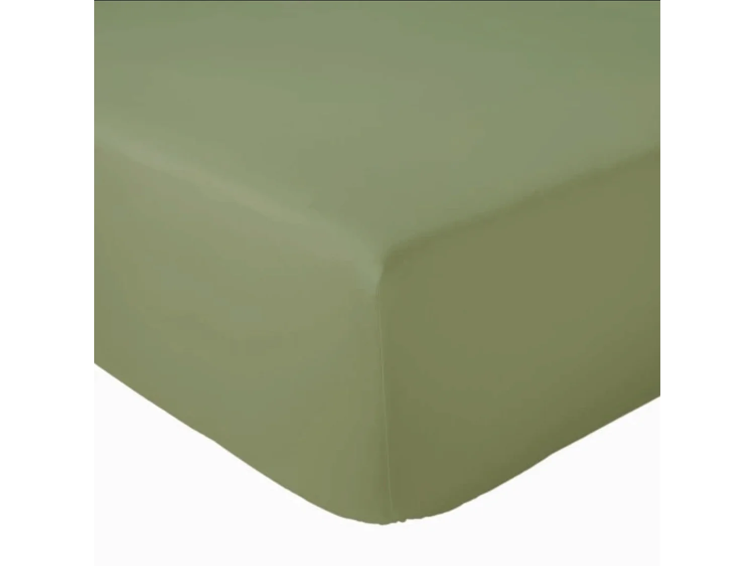 Drap Housse Uni bonnet 30 cm 100% Coton