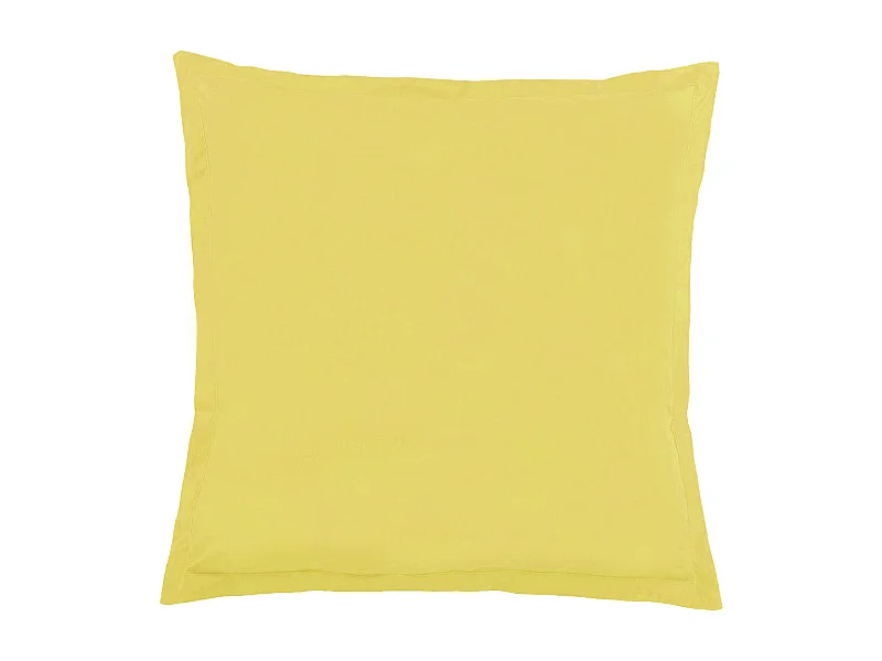 Taie d'Oreiller Unie en 100 % Coton