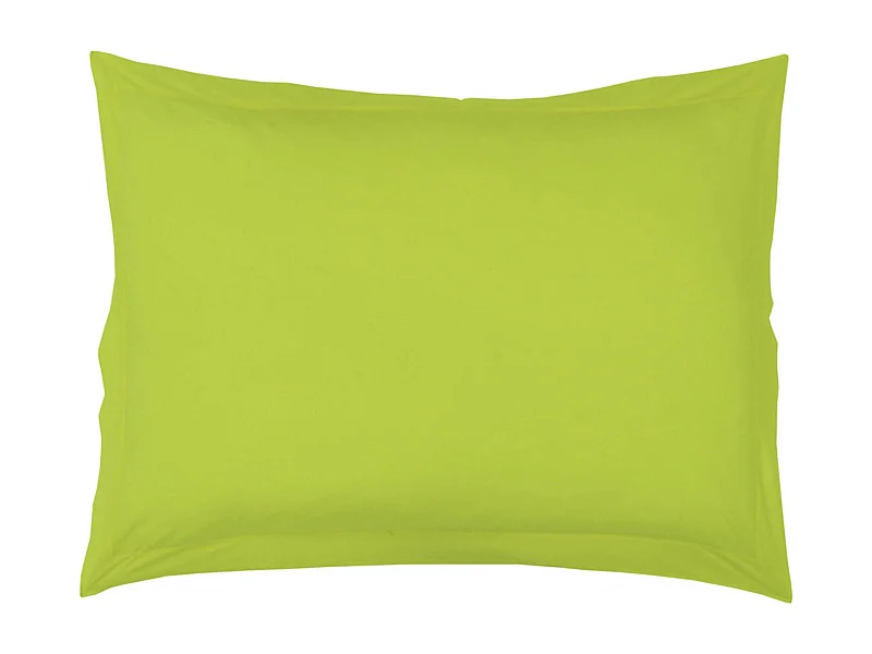 Einfarbiger Kissenbezug aus 100% Baumwolle