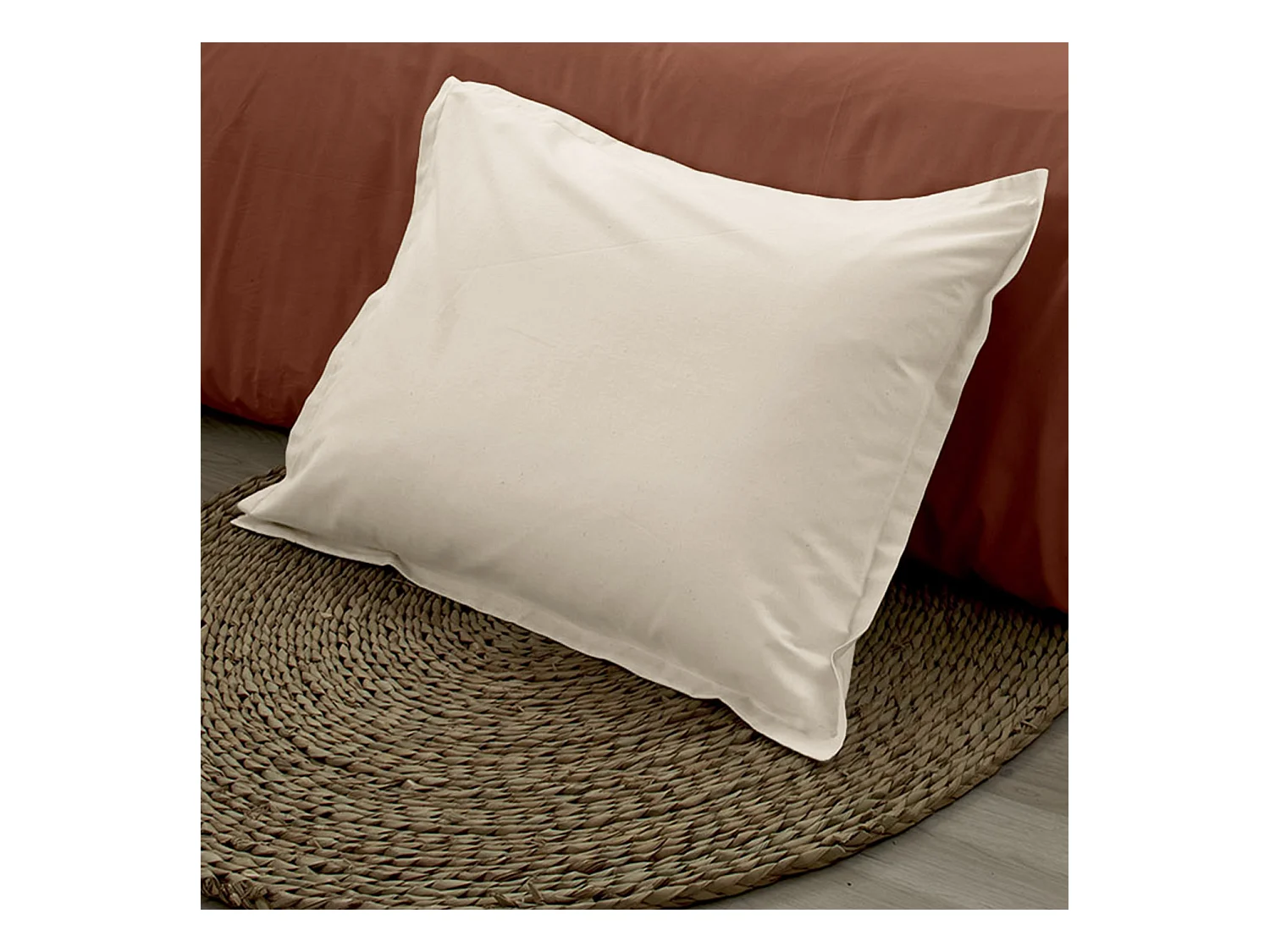 Taie d'oreiller en 100% coton biologique