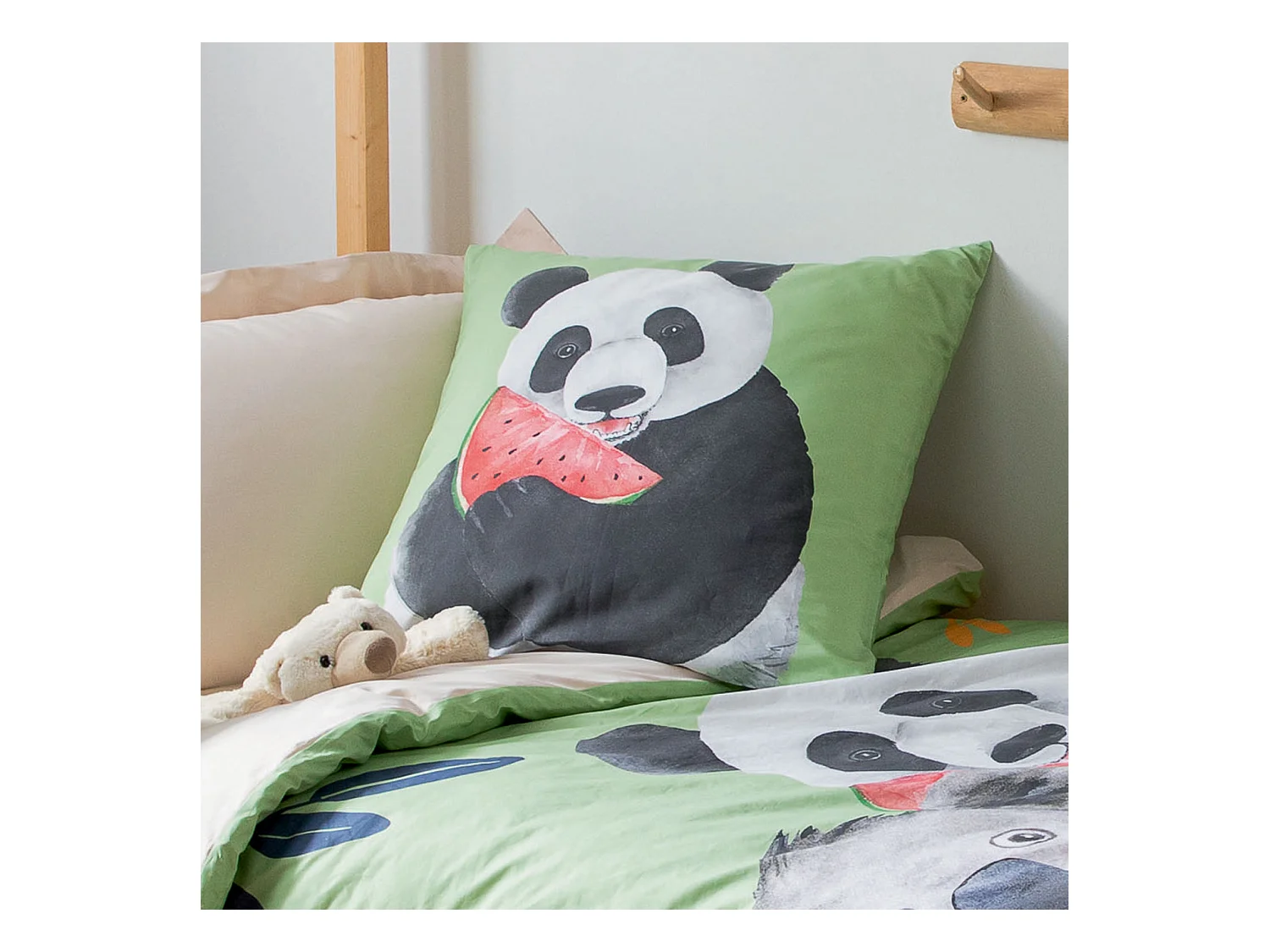 Taie d'oreiller panda