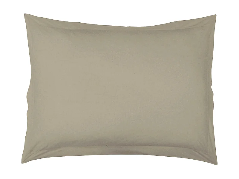 Funda de almohada lisa 100% algodón