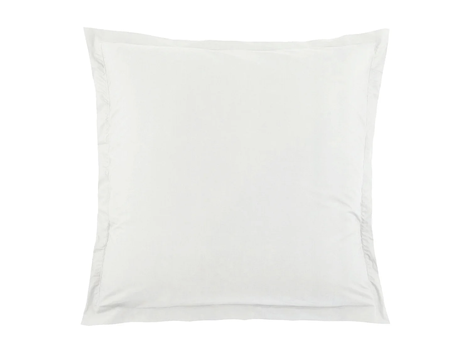 Einfarbiger Kissenbezug aus 100% Baumwolle
