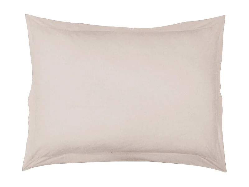 Einfarbiger Kissenbezug aus 100% Baumwolle