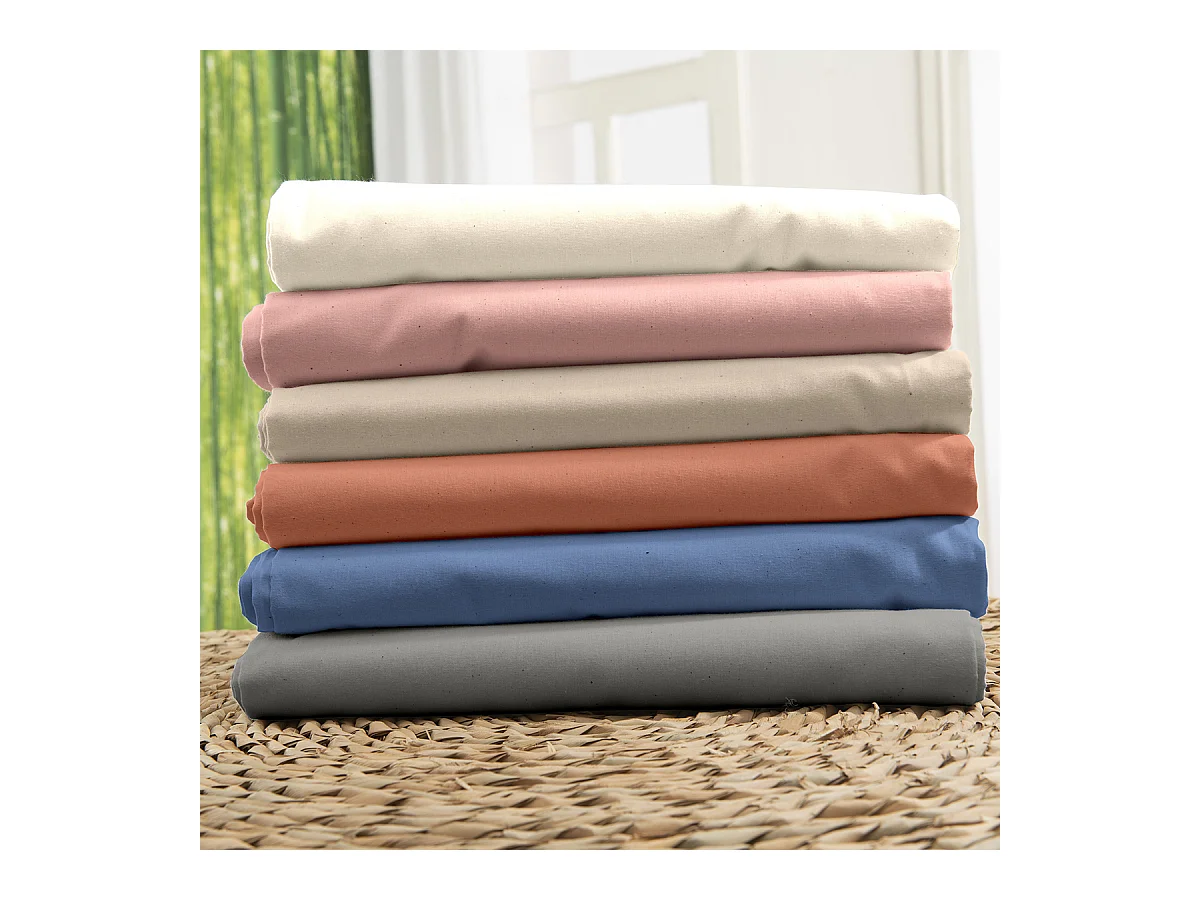 Taie d'oreiller en 100% coton biologique