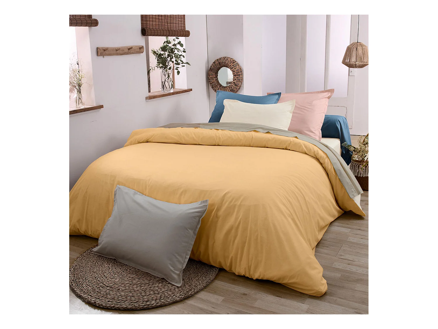 Taie d'oreiller en 100% coton biologique