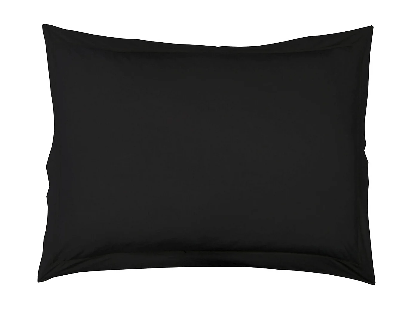 Einfarbiger Kissenbezug aus 100% Baumwolle