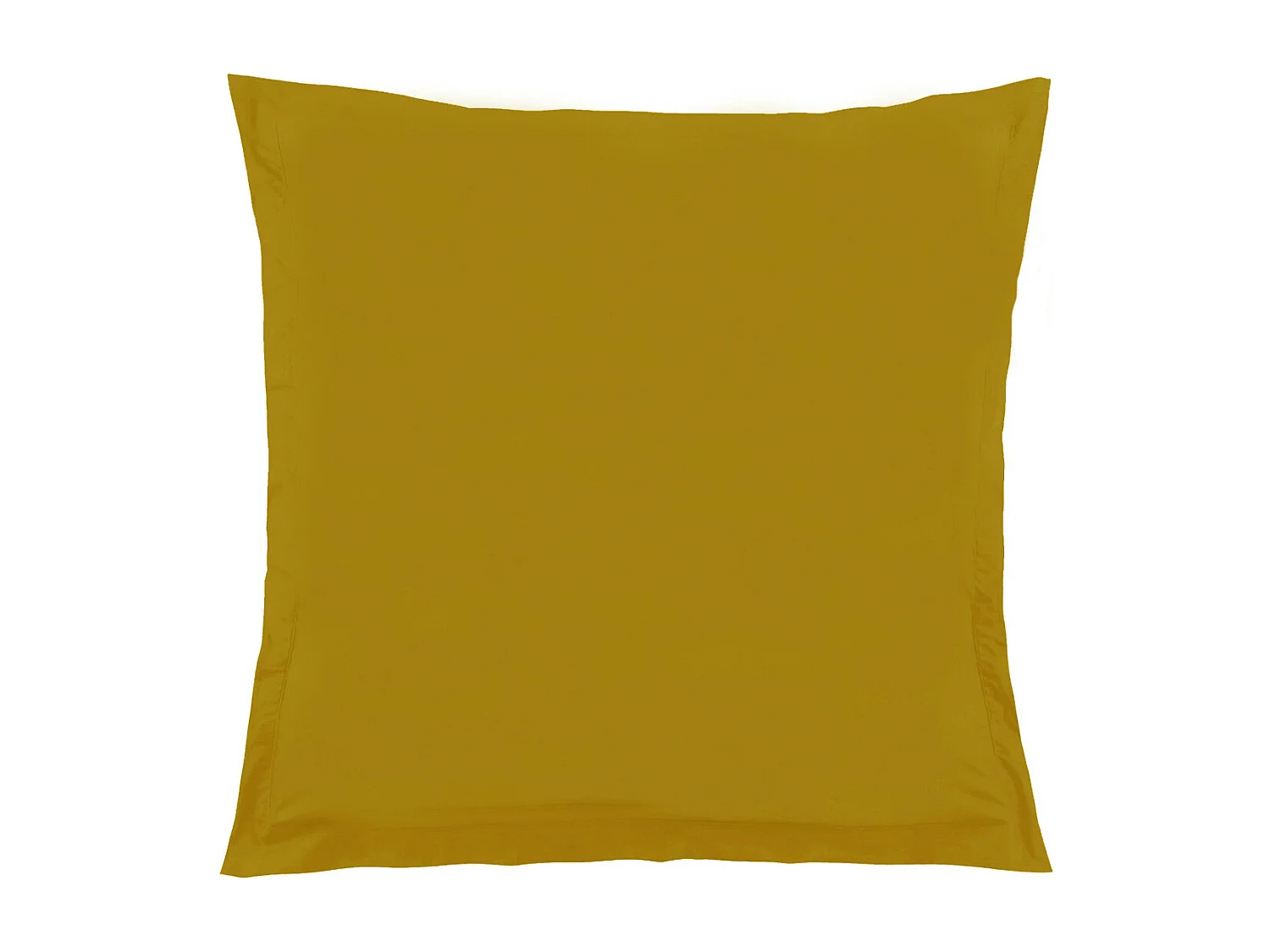 Einfarbiger Kissenbezug aus 100% Baumwolle