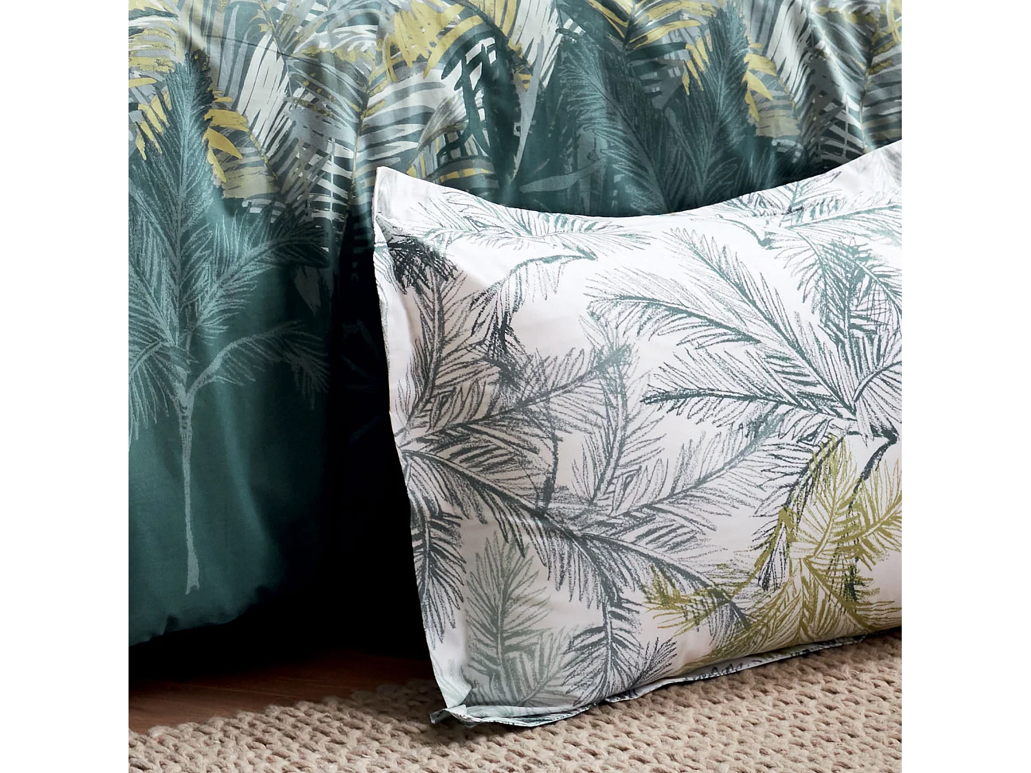 Taie d'oreiller style colonial