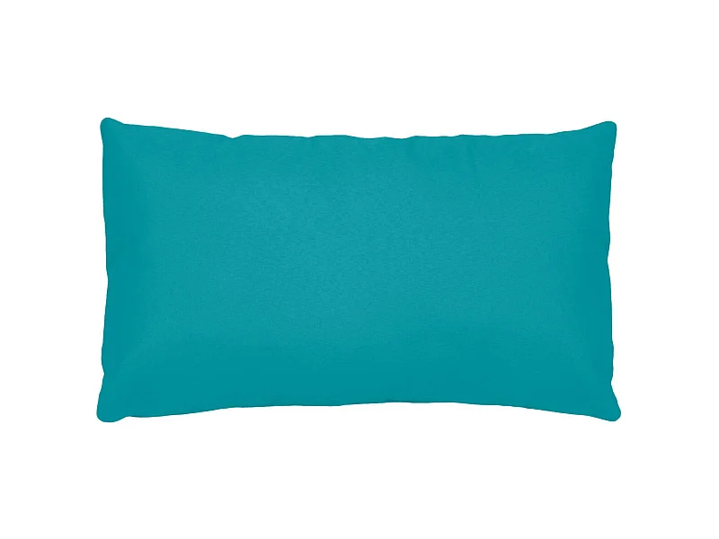 Funda de almohada rectangular lisa de algodón