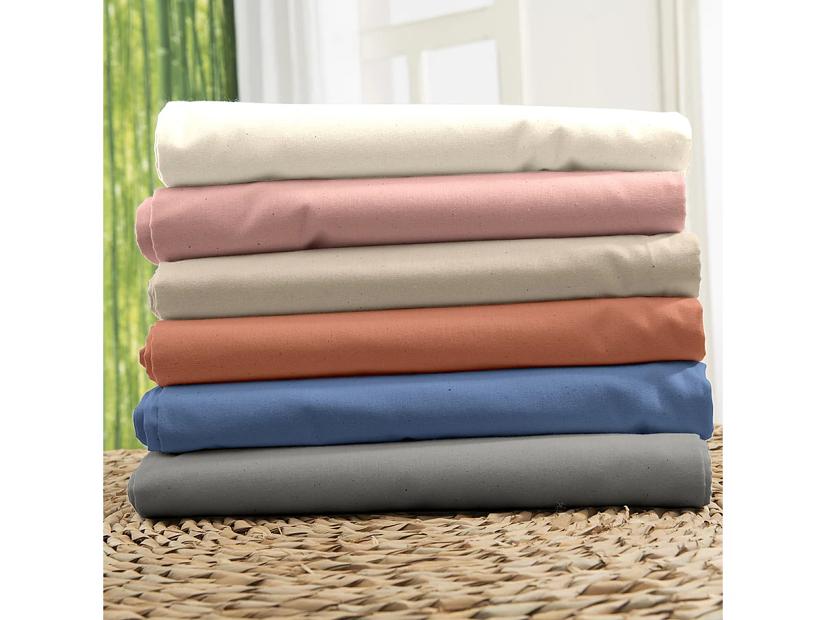 Taie d'oreiller en 100% coton biologique