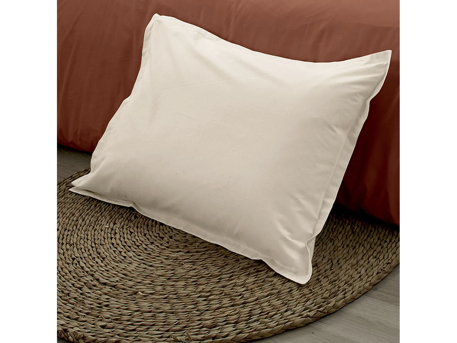 Funda de almohada de 100% algodón orgánico