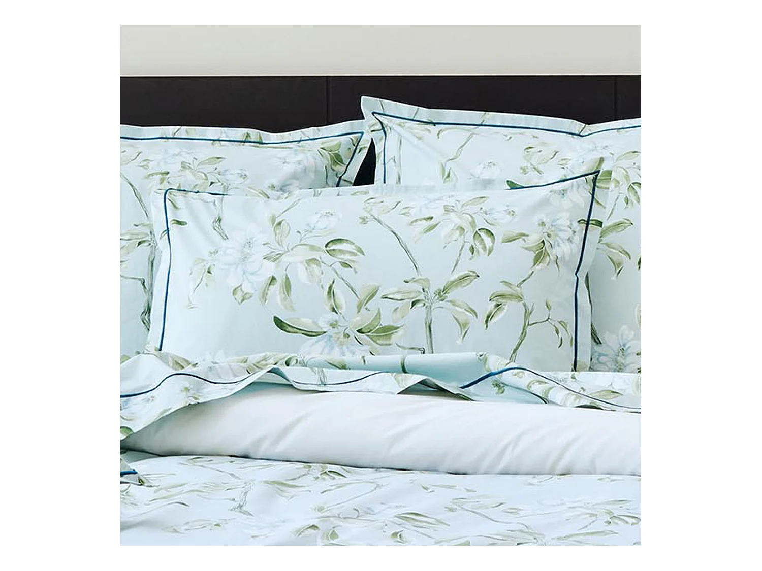 Taie d'oreiller en percale de coton au style anglais