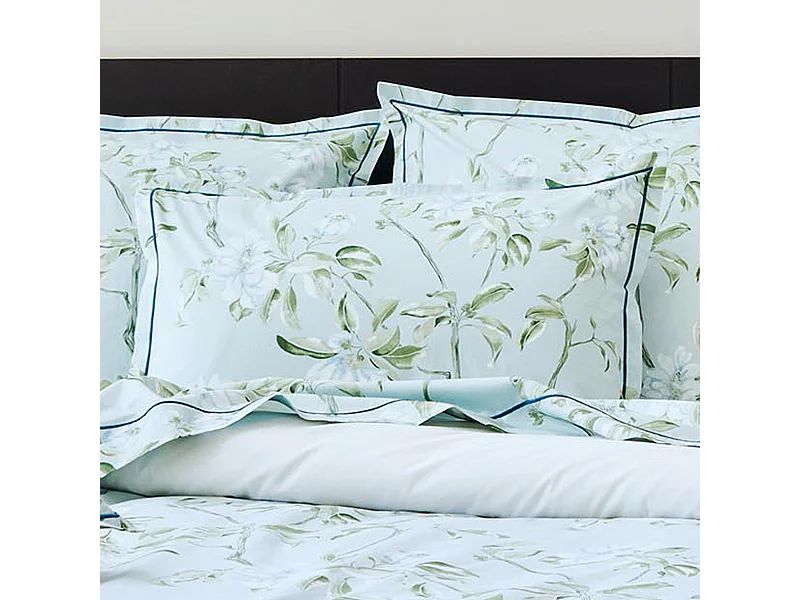 Taie d'oreiller en percale de coton au style anglais