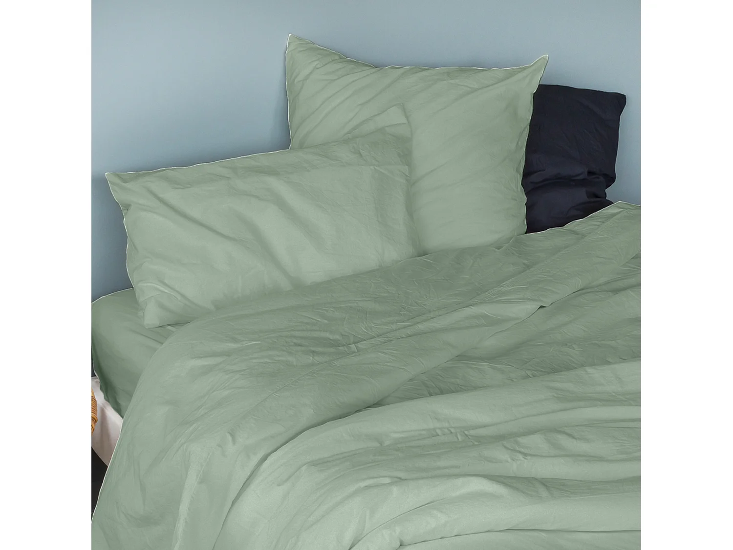 Kissenbezug aus gewaschener Baumwolle