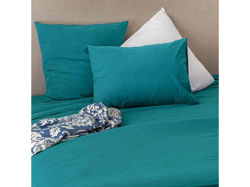 Kissenbezug aus gewaschener Baumwolle