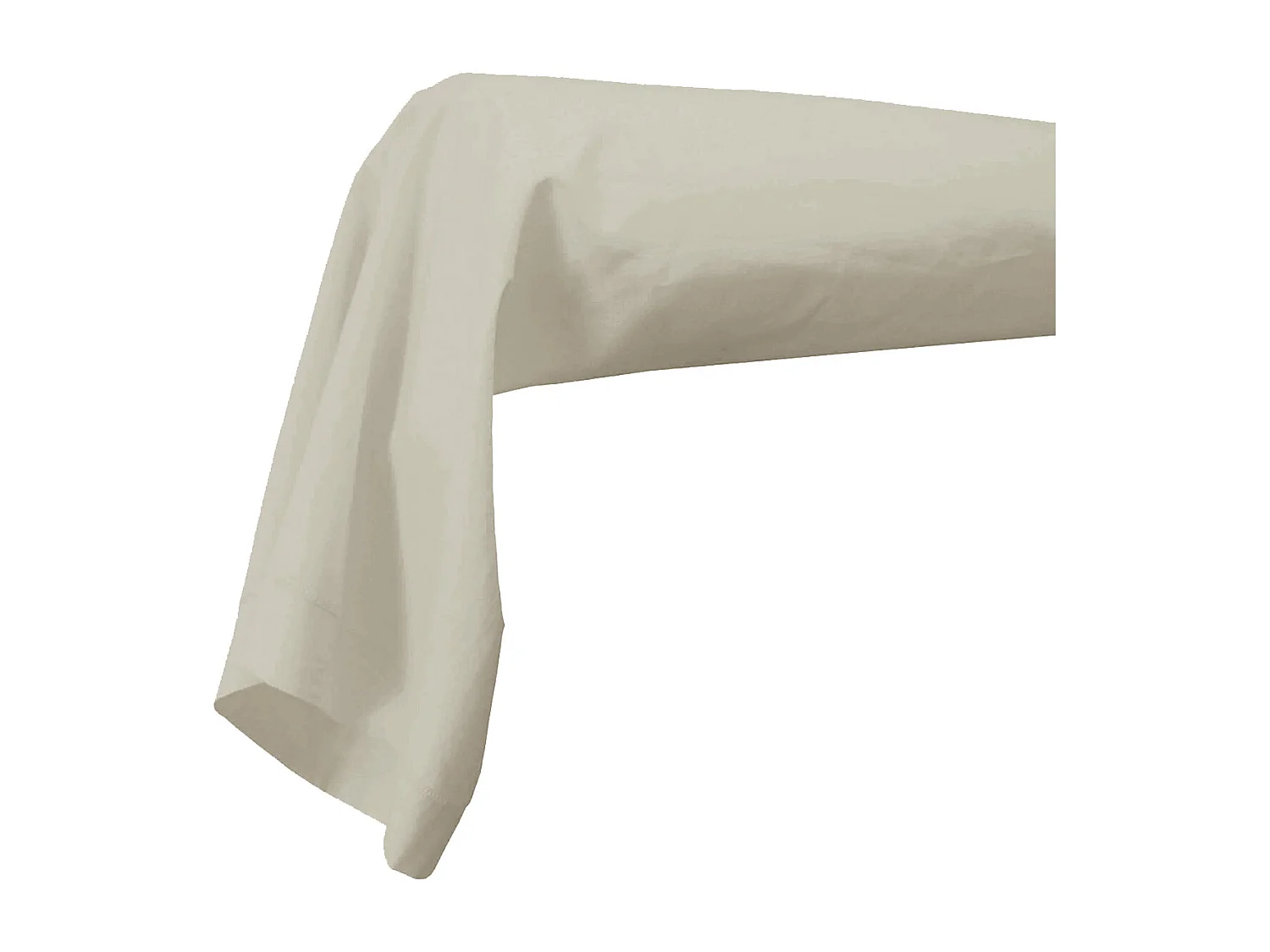 Taie de Traversin Unie en 100% Coton