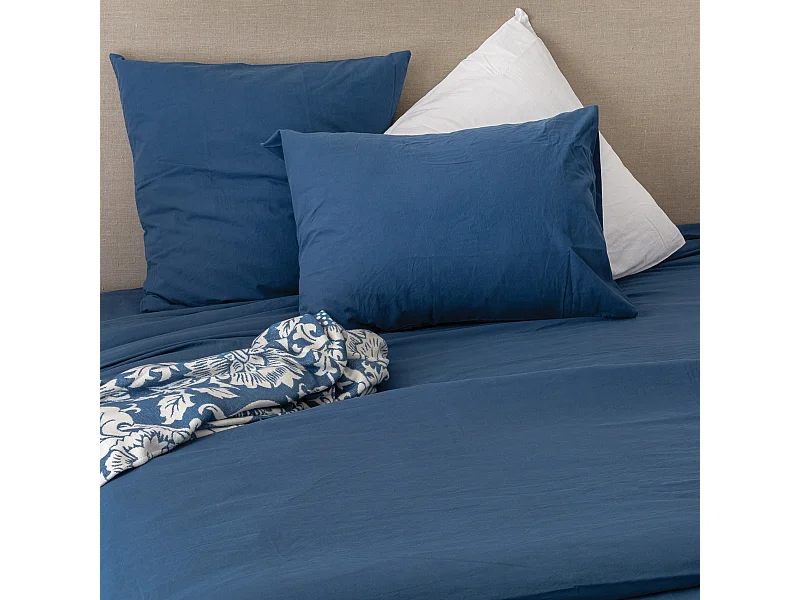 Funda de almohada en algodón lavado