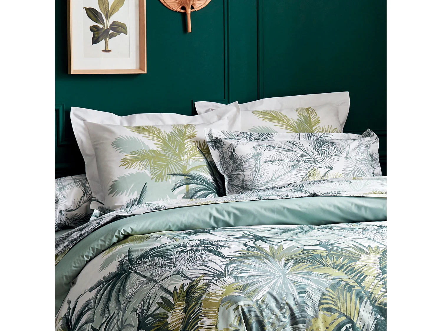 Taie de traversin style colonial