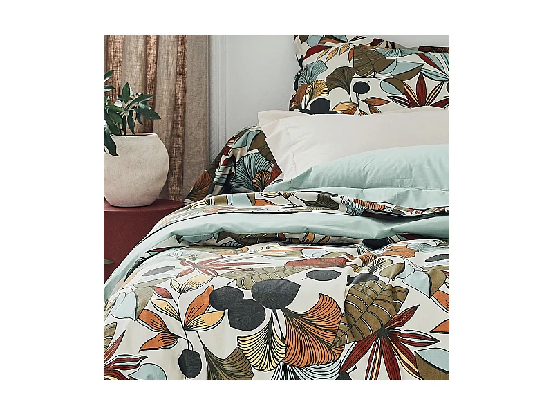 Funda de almohadón cilíndrico estilo natural