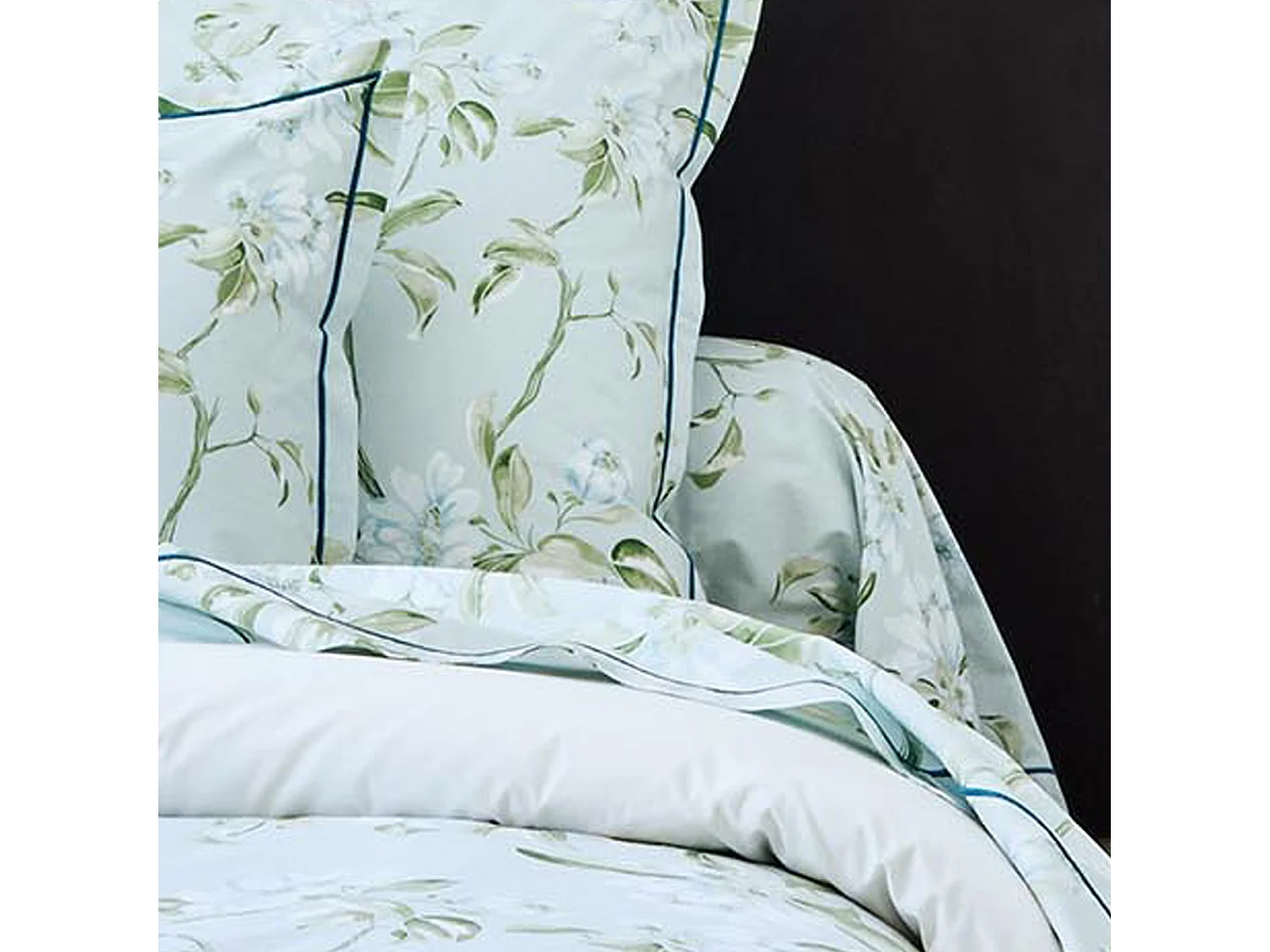 Taie de traversin en percale de coton au style anglais